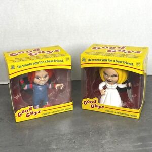 CultureFly Chucky and Tiffany 4.5 Inch Vinyl Figure Set Good Guys Child's Play